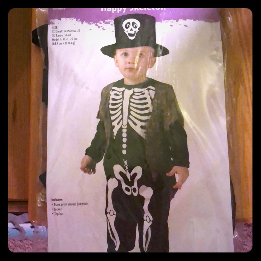 3T-4T Skeleton Costume